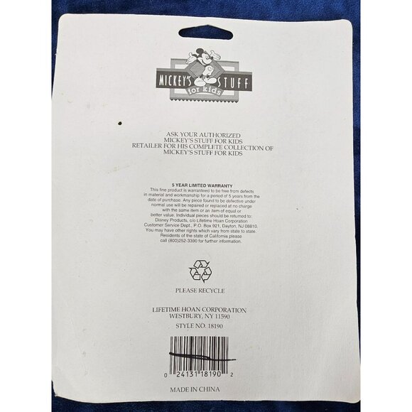 Vintage Mickey`s Stuff For Kids Mickey & Minnie‎ Plastic Birthday Cake Topper - Picture 2 of 8